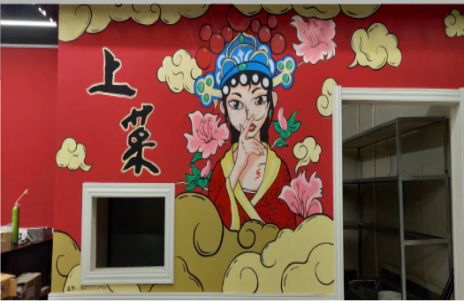 神木墙体彩绘的发展和应用