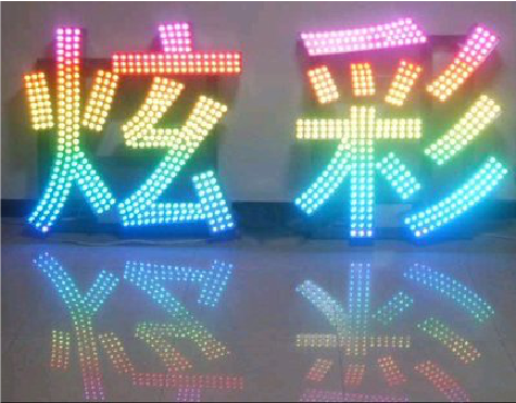 神木LED发光字开始流行的原因。