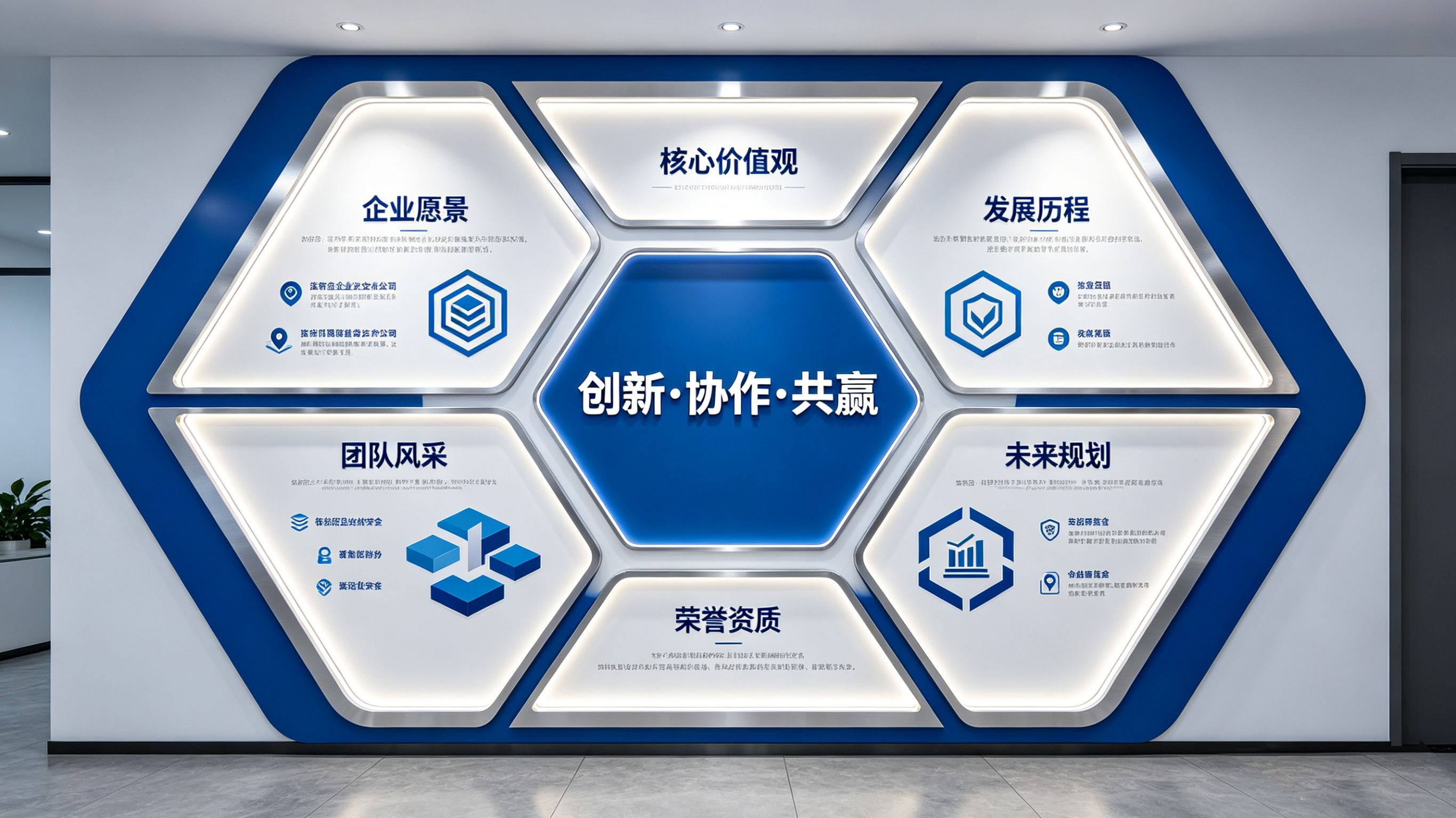 神木企业文化墙六边形避坑指南（新手常犯5个错误）